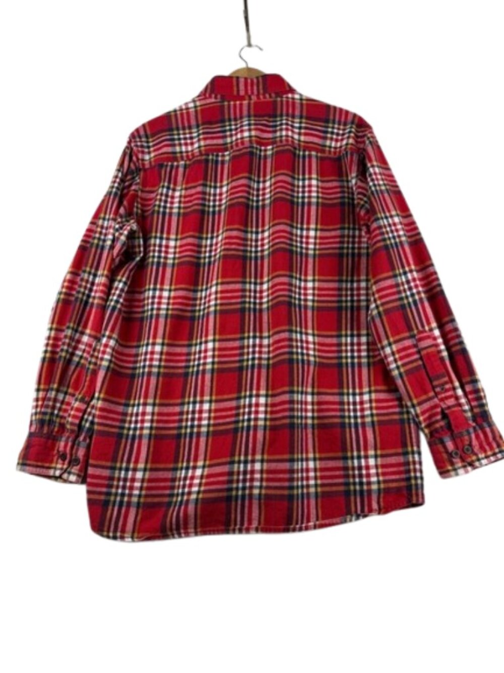 Red Head Brand Co Plaid Red Button Down Flannel Men's Size Large Tall - Picture 9 of 9